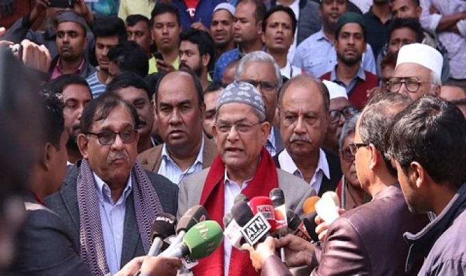 নির্বাচনের এজেন্ডা থাকলে সংলাপে যাবে ঐক্যফ্রন্ট: ফখরুল