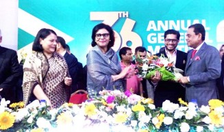 বিজিএমইএ'র সভাপতি হিসেবে দায়িত্ব নিলেন রুবানা হক