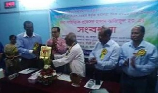 কথাসাহিত্যিক হাসান আজিজুল হকের সংবর্ধনা