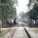 রেলওয়ের মাথাব্যথা অরক্ষিত লেভেল ক্রসিং