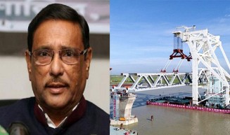পদ্মা সেতুর বাস্তব কাজের অগ্রগতি ৮৪ শতাংশ: ওবায়দুল কাদের