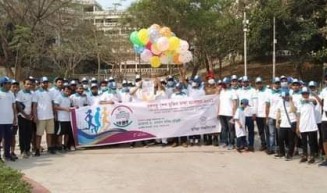 কুবিতে অনুষ্ঠিত হলো বঙ্গবন্ধু শেখ মুজিব ঢাকা ম্যারাথন- ২০২১