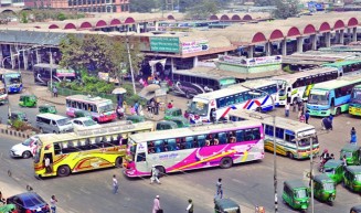 রোববার দুপুর পর্যন্ত চলবে গণপরিবহন