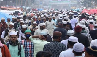 আখেরি মোনাজাতে অংশ নিতে তুরাগতীরে মুসুল্লিদের ঢল