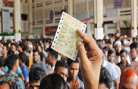 ঈদে ট্রেনের আগাম টিকেট বিক্রি ২২ মে থেকে