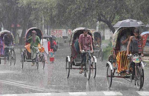 সকালে দেশের বিভিন্ন জায়গায় বৃষ্টি