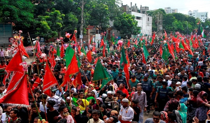 আশুরার তাজিয়া মিছিলে ডিএমপির নিষেধাজ্ঞা