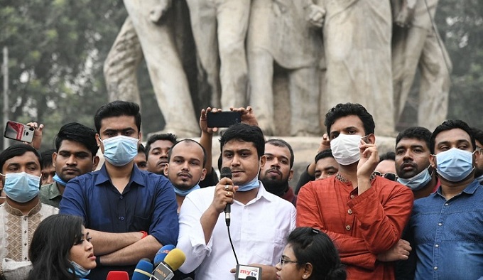 হেফাজতের মদদে বঙ্গবন্ধুর ভাস্কর্য ভাঙচুর: ছাত্রলীগ