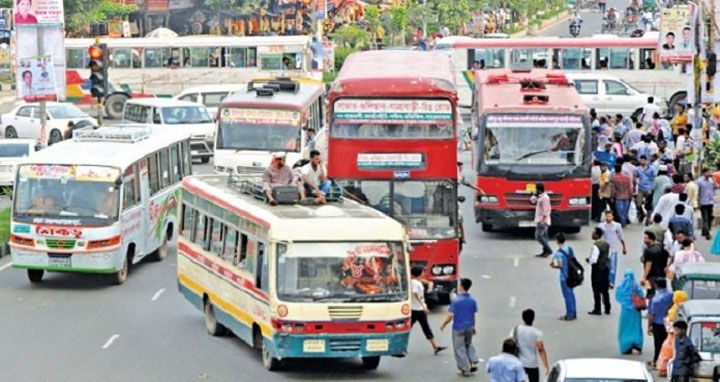 হেফাজতের হরতালে সারা দেশে বাস চালানোর ঘোষণা