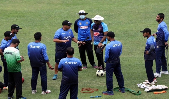 আজ থেকে দলগত অনুশীলনে নামবে টাইগাররা