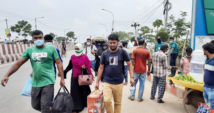 গত দুইদিনে ঢাকায় ফিরেছেন ২৩ লাখ মানুষ