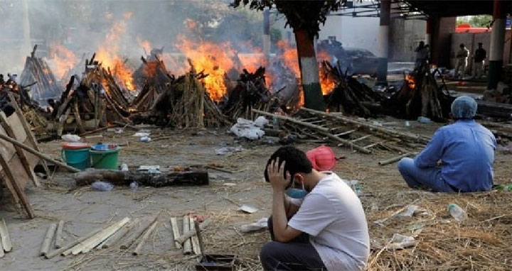 ভারতে করোনায় আরও ৩৪৬০ জনের মৃত্যু