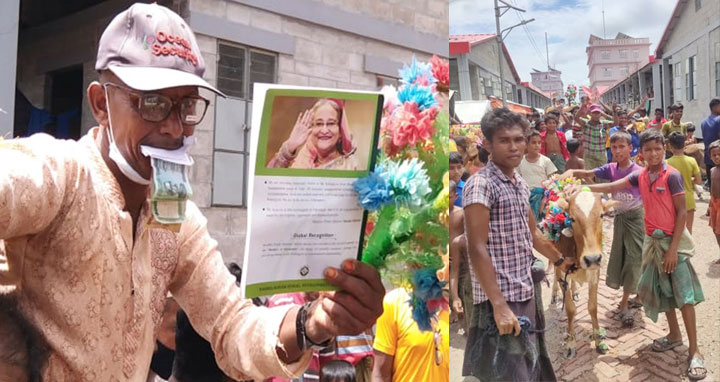 ভাসানচরের কোরবানির জন্য ২৩৫টি গরু দিলেন প্রধানমন্ত্রী