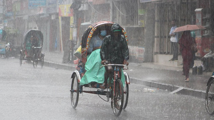 দেশের বিভিন্ন স্থানে বৃষ্টি হওয়ার সম্ভাবনা