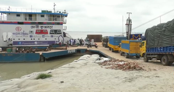 ৪৭ দিন পর শিমুলিয়া-বাংলাবাজারে ফেরি চলাচল শুরু