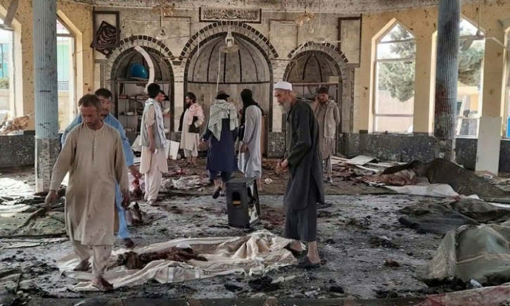 আফগানিস্তানে মসজিদে ভয়াবহ বিস্ফোরণে অর্ধশতাধিক নিহত