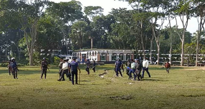 সংর্ঘষের ঘটনায় কালকিনিতে ভোটগ্রহণ স্থগিত