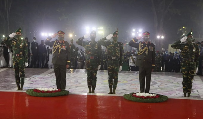 ভাষা শহীদদের প্রতি রাষ্ট্রপতি-প্রধানমন্ত্রীর শ্রদ্ধা