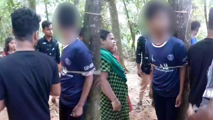 ৪৫০ টাকার জন্য কিশোরকে ‘গাছে বেঁধে নির্যাতন’, থানায় মামলা