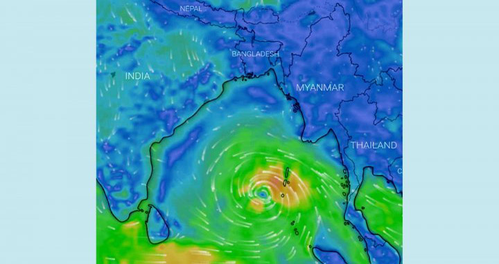 ঘূর্ণিঝড় আসানি: সমুদ্র বন্দরে ১ নম্বর দূরবর্তী সংকেত