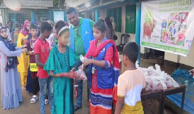 ঈদে সুবিধা বঞ্চিতদের পাশে ওব্যাট