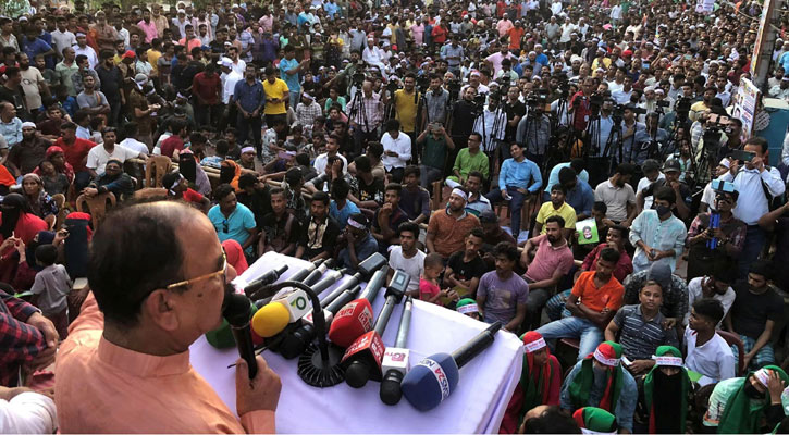 খালেদা জিয়া অংশ নিতে না পারলে দেশে নির্বাচন হবেনা-গয়েশ্বর 