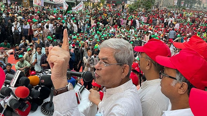 তিনটা সমাবেশ করাতেই সরকারের কম্পন শুরু হয়েছে- মির্জা ফখরুল