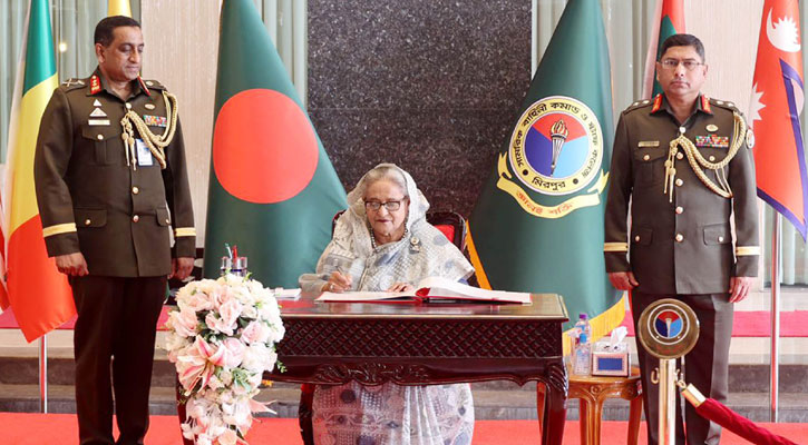 প্রথাগত ও অপ্রথাগত হুমকি মোকাবিলা করুন-প্রধানমন্ত্রী 