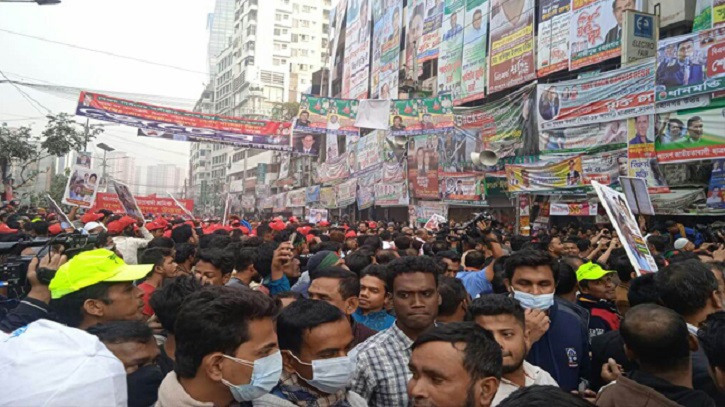 কোন ধরনের অপ্রীতিকর ঘটনা ছাড়াই শেষ হলো বিএনপির গণমিছিল