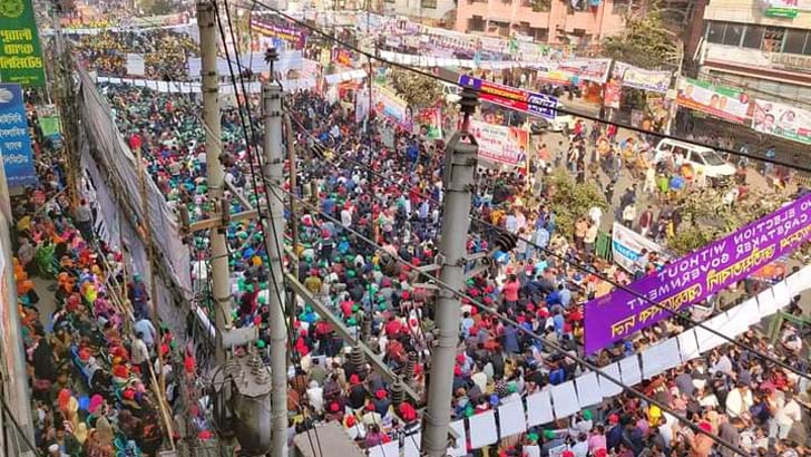 নয়াপল্টনে বিএনপির গণ-অবস্থান শুরু