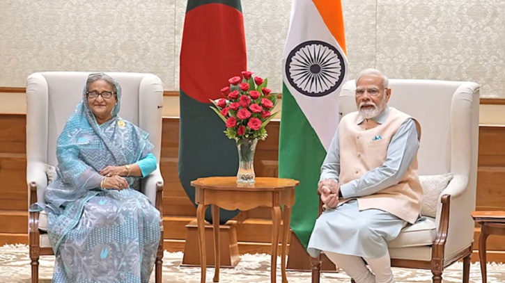 শেখ হাসিনার সঙ্গে ফলপ্রসূ আলোচনা হয়েছে: মোদি