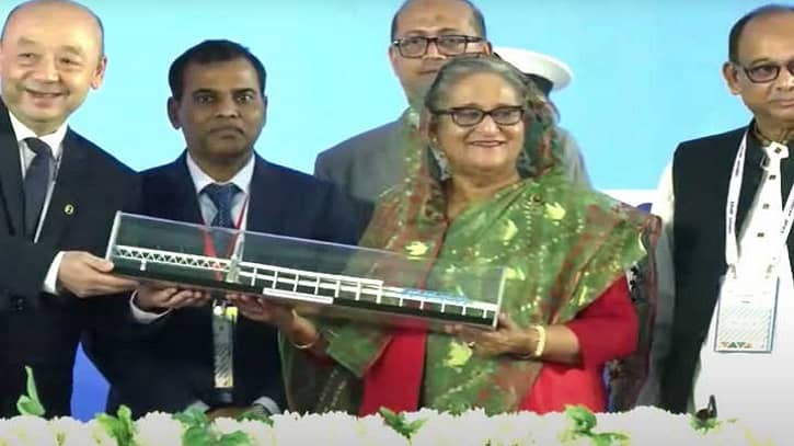স্বপ্নের পদ্মা সেতু রেল সংযোগ প্রকল্পের উদ্বোধন