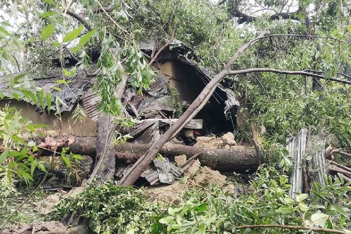 হামুনের আঘাতে  ৩৭ হাজার  বাড়িঘর বিধ্বস্ত