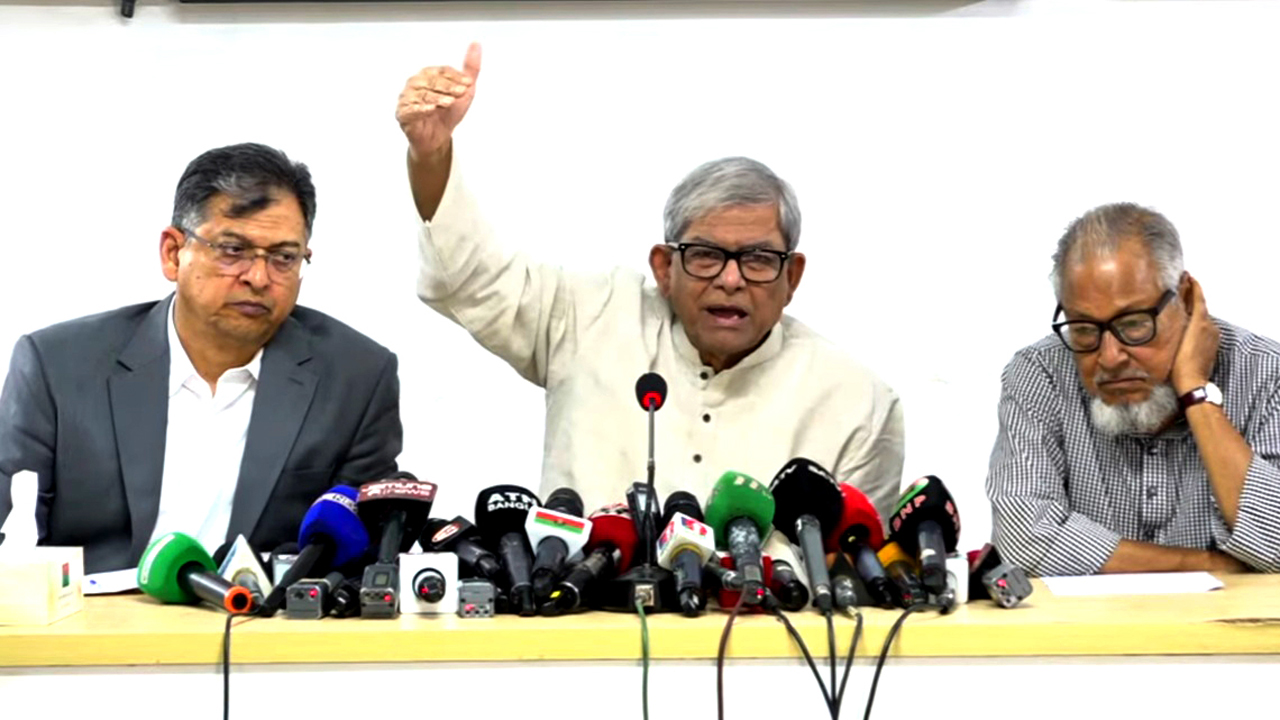 বিএনপিকে সংস্কারবিরোধী বলে একটি মহল অপপ্রচার চালাচ্ছে : মির্জা ফখরুল