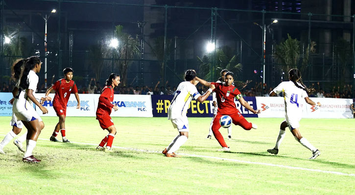 পূজা দাসের জোড়া গোল, টানা পঞ্চম জয় স্বাগতিকদের
