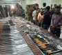 নিউমার্কেটে সেনাবাহিনীর অভিযানে সহস্রাধিক ধারালো অস্ত্র উদ্ধার