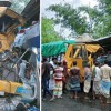 পাবনায় বাস-ট্রাক সংঘর্ষে নিহত ৩