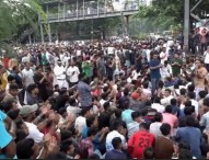 রাজপথে ইশরাক সমর্থকদের উচ্ছ্বাস